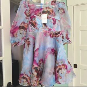 Selkie Cupid Party Dress XL 16 Coquette Rococo vibe Gorgeous